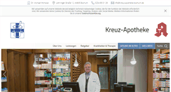 Desktop Screenshot of kreuz-apotheke-bochum.de